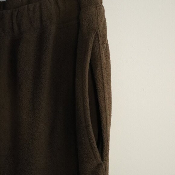 American Essentials Women's Brown Sz XL Luxury Sherpa Stretch Straight Leg Pants - Picture 6 of 12